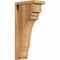 Ekena Millwork Pescadero Rough Sawn Corbel w/Backplate, Western Red Cedar, 6"W x 10"D x 22"H COR06X10X22PEC01RWR - alternate 1